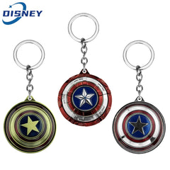 Marvel Hero Captain America Shield Keychain Car Key Holder