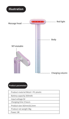 Facial Skincare Tool Red Light Therapy