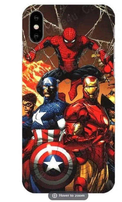 MARVEL & DC Shockproof Matte Phone Case